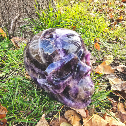 Kristallschädel aus Amethyst ** WÄCHTER DER WEISHEIT ** – Unikat aus Handarbeit – Bild 5