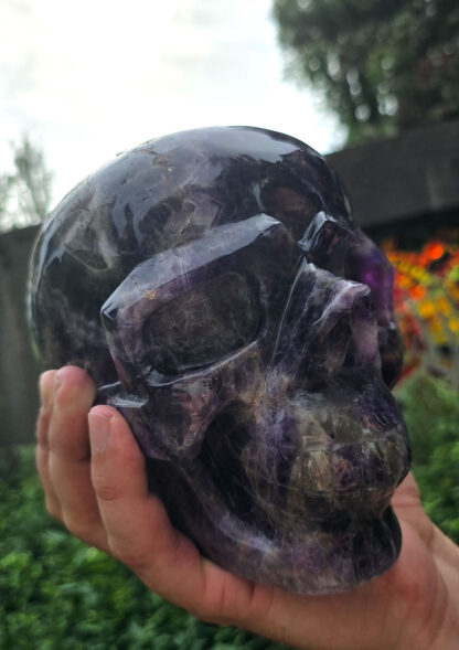 Kristallschädel aus Amethyst